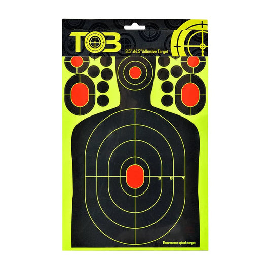 Shooting Adhesive Rifle Targets Splatter Reactive Human Paper 10PCS