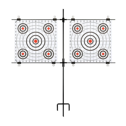 Adjustable Paper Target Stand For Outdoor